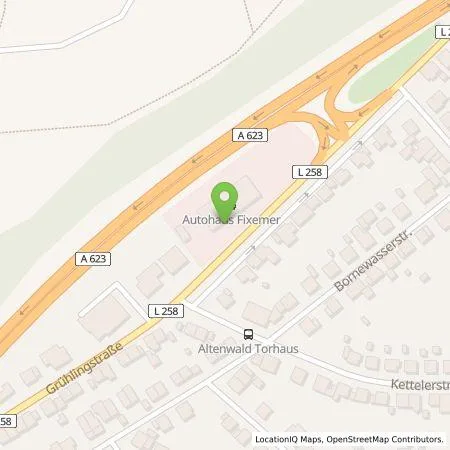 Standortübersicht der Tankstelle Auto Fixemer GmbH in 66299 Friedrichsthal