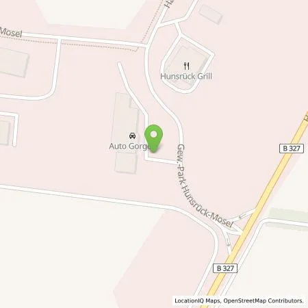 Standortübersicht der Tankstelle Auto Gorges GmbH in 54497 Morbach