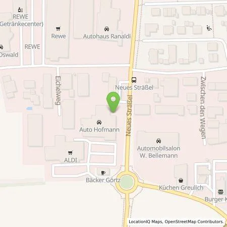 Standortübersicht der Tankstelle Auto Hofmann GmbH in 69168 Wiesloch