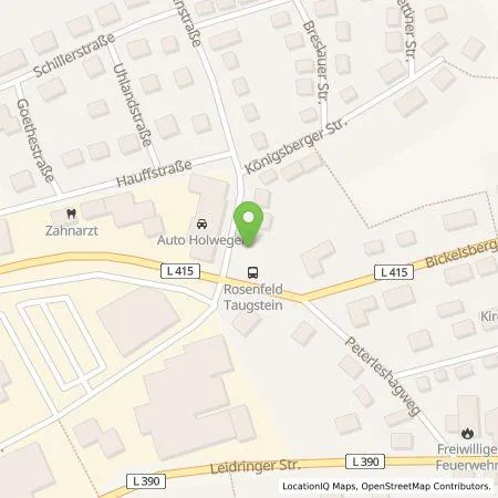 Standortübersicht der Tankstelle auto holweger GmbH & Co. KG in 72348 Rosenfeld