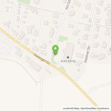 Standortübersicht der Tankstelle Auto König GmbH&Co.KG in 91717 Wassertrüdingen