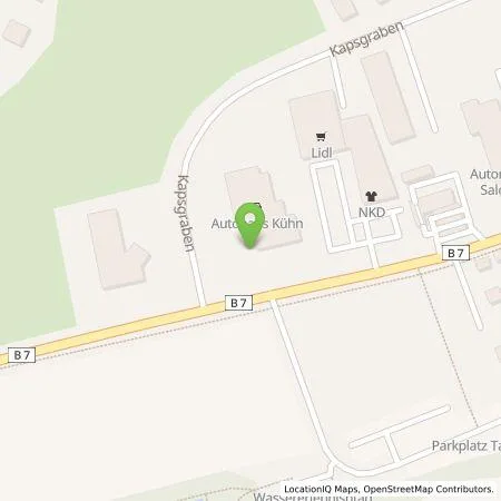 Standortübersicht der Tankstelle Auto Kühn GmbH in 04626 Schmölln