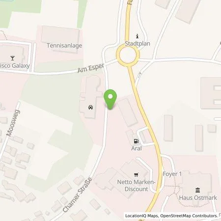 Standortübersicht der Tankstelle Auto Leitz GmbH in 93426 Roding