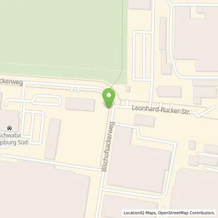 Standortübersicht der Tankstelle Auto Lutzenberger OHG in 86179 Augsburg