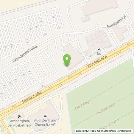 Standortübersicht der Tankstelle AUTO POINT GmbH in 09116 Chemnitz