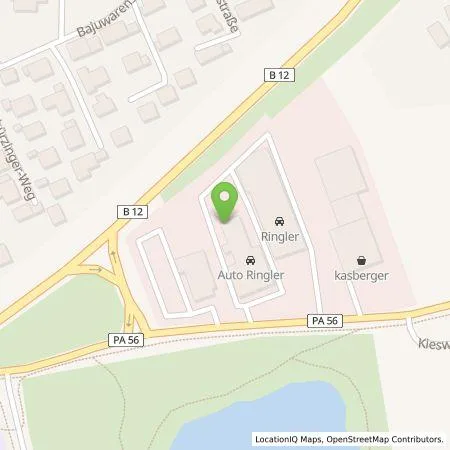 Standortübersicht der Tankstelle Auto Ringler Service GmbH in 94060 Pocking