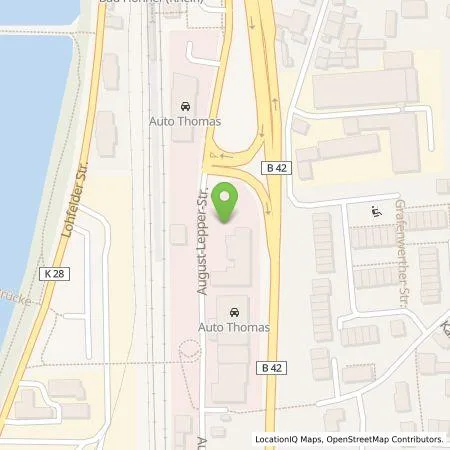 Standortübersicht der Tankstelle Auto Thomas GmbH Bad- Honnef in 53604 Bad Honnef