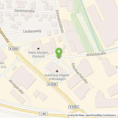 Standortübersicht der Tankstelle Autohaus Allgeier GmbH in 77781 Biberach