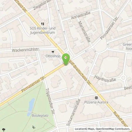 Standortübersicht der Tankstelle Autohaus am Stadtpark Holderbaum GmbH in 67655 Kaiserslautern