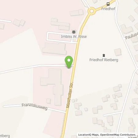 Standortübersicht der Tankstelle Autohaus am Südtor GmbH in 33397 Rietberg