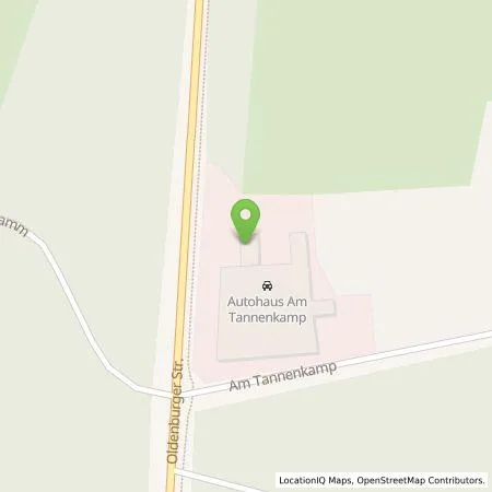 Standortübersicht der Tankstelle Autohaus Am Tannenkamp GmbH & Co. KGCa in 26316 Varel