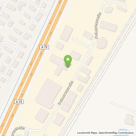 Standortübersicht der Tankstelle Autohaus Baumann GmbH in 91083 Baiersdorf