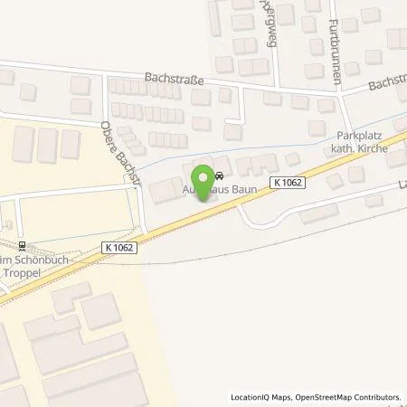 Standortübersicht der Tankstelle Autohaus Baun GmbH in 71093 Weil im Schönbuch