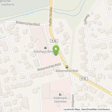 Standortübersicht der Tankstelle Autohaus Brinker Gmbh in 33334 Gütersloh