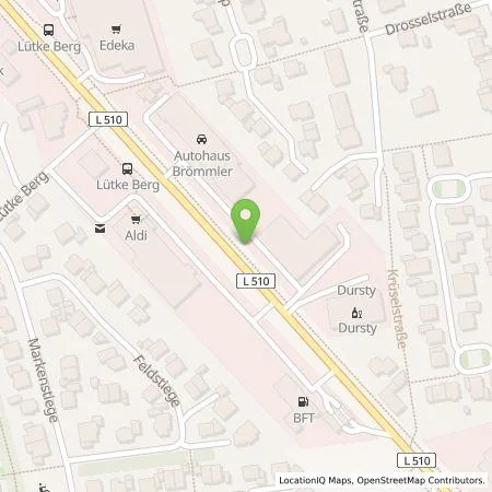 Standortübersicht der Tankstelle Autohaus Brömmler GmbH in 48341 Altenberge