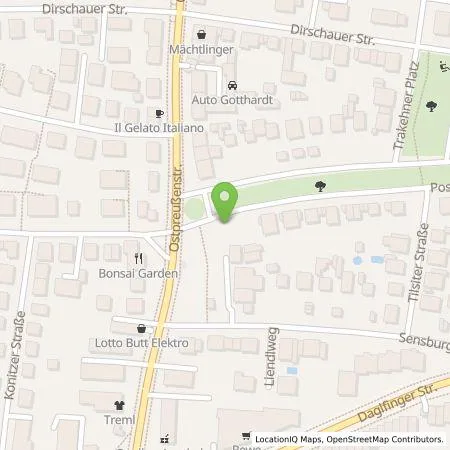 Standortübersicht der Tankstelle Autohaus Burgstaller GmbH in 81929 München