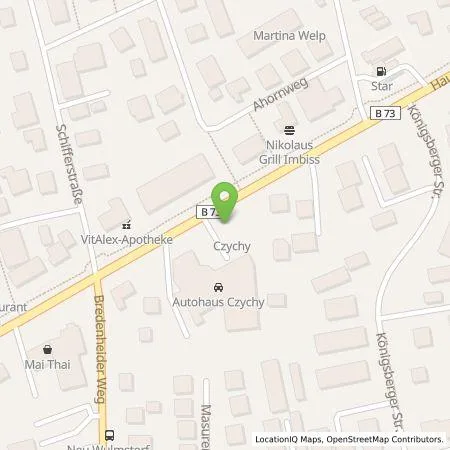 Standortübersicht der Tankstelle Autohaus Czychy GmbH & Co. KG in 21629 Neu Wulmstorf