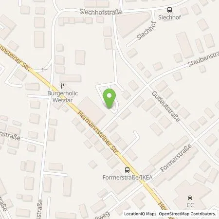 Standortübersicht der Tankstelle Autohaus Diehl GmbH & Co. KG in 35576 Wetzlar