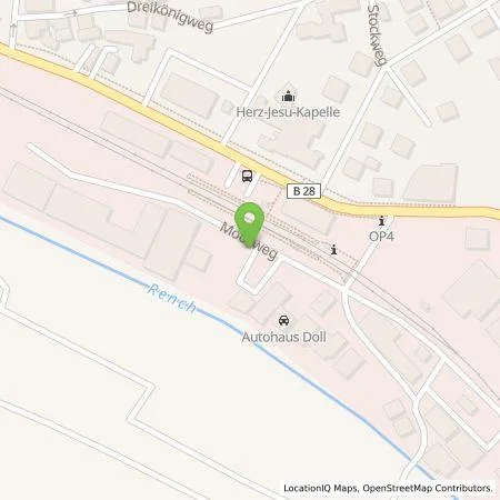 Standortübersicht der Tankstelle Autohaus Doll GmbH in 77728 Oppenau