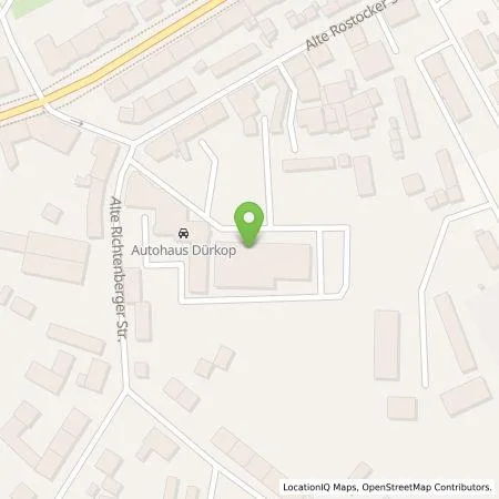 Standortübersicht der Tankstelle Autohaus Dürkop GmbH in 18437 Stralsund