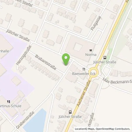 Standortübersicht der Tankstelle Autohaus Duykers in 52499 Baesweiler