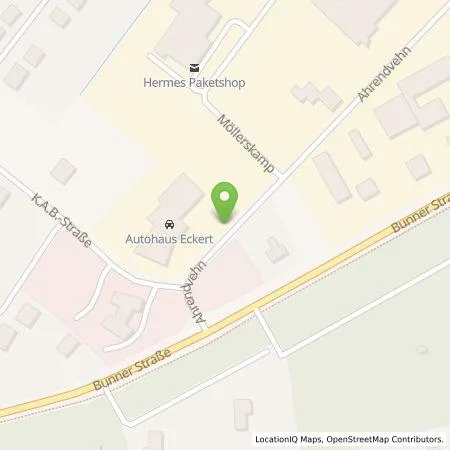 Standortübersicht der Tankstelle Autohaus Eckert in 49624 Löningen