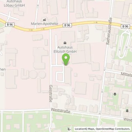 Standortübersicht der Tankstelle Autohaus Elitzsch GmbH in 02763 Zittau