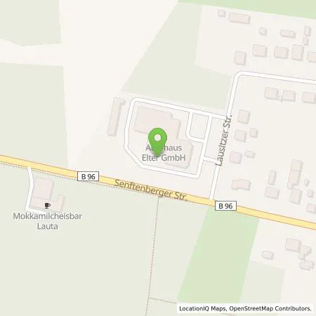 Standortübersicht der Tankstelle Autohaus Elter GmbH in 02991 Lauta