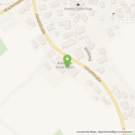 Standortübersicht der Tankstelle Autohaus Ernst Hahn GmbH in 88662 Überlingen