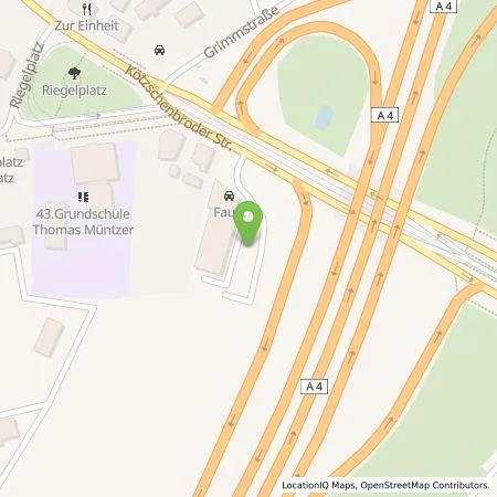 Standortübersicht der Tankstelle Autohaus Faust GmbH in 01139 Dresden