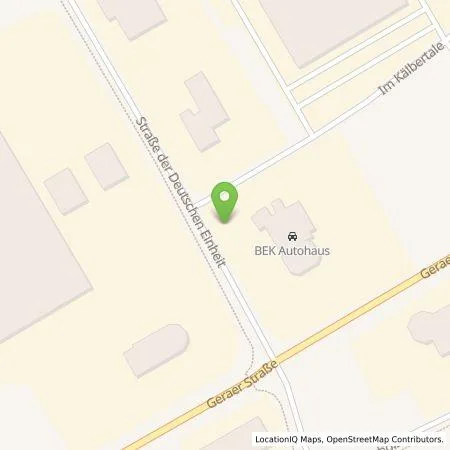 Standortübersicht der Tankstelle Autohaus Fischer GmbH Triptis in 07819 Triptis