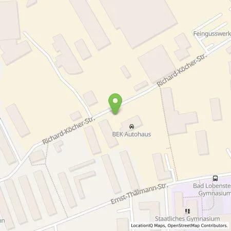 Standortübersicht der Tankstelle Autohaus Fischer GmbH Triptis in 07356 Bad Lobenstein