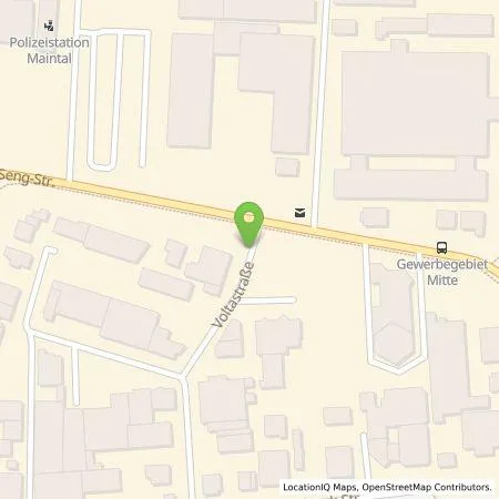 Standortübersicht der Tankstelle Autohaus Fremder GmbH in 63477 Maintal