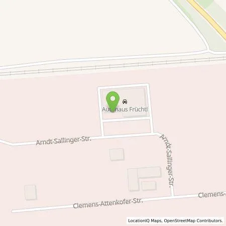 Standortübersicht der Tankstelle Autohaus Früchtl GmbH in 94315 Straubing