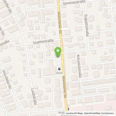 Standortübersicht der Tankstelle Autohaus Gelb & Sohn GmbH in 86415 Mering