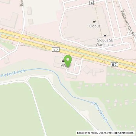 Standortübersicht der Tankstelle Autohaus Gitter e.Kfm. in 99098 Erfurt