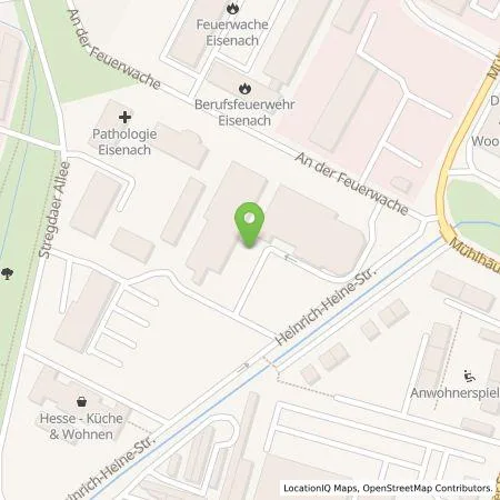 Standortübersicht der Tankstelle Autohaus Göthling GmbH in 99817 Eisenach