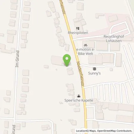 Standortübersicht der Tankstelle Autohaus Herfurtner GmbH & Co KG in 40474 Düsseldorf