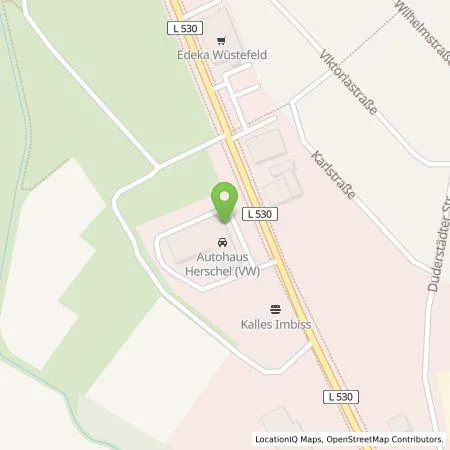 Standortübersicht der Tankstelle Autohaus Herschel GmbH in 37434 Rhumspringe