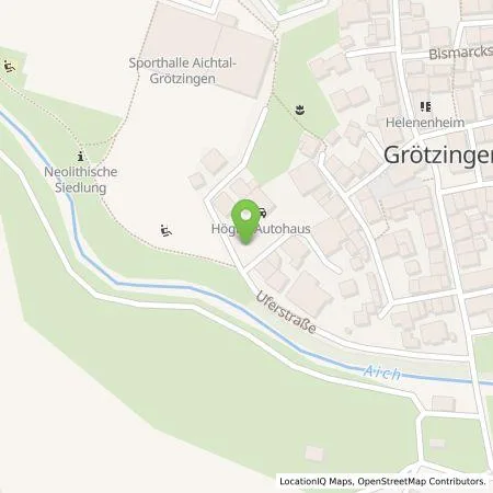 Standortübersicht der Tankstelle Autohaus Högler in 72631 Aichtal