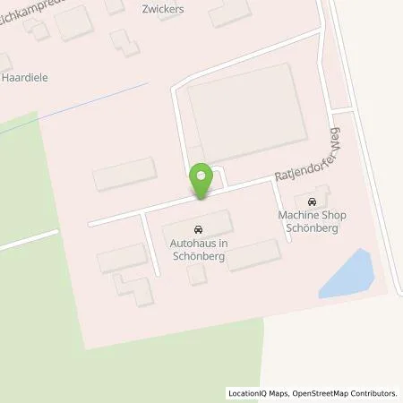 Standortübersicht der Tankstelle Autohaus in Schönberg GmbH in 24217 Schönberg