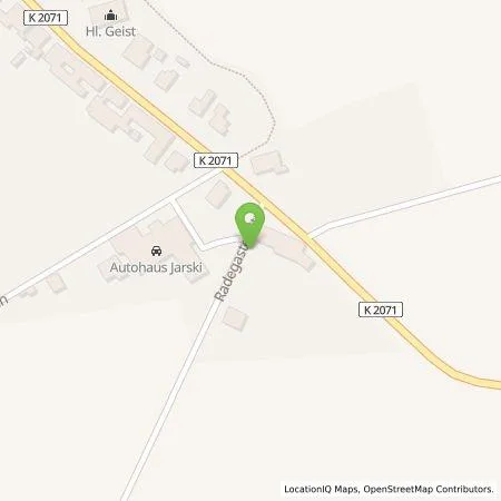 Standortübersicht der Tankstelle Autohaus Jarski GmbH in 06369 Görzig