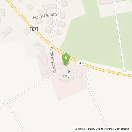 Standortübersicht der Tankstelle Autohaus Jehrke GmbH in 59192 Bergkamen