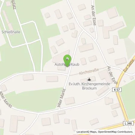 Standortübersicht der Tankstelle Autohaus Kaub in 49448 Brockum