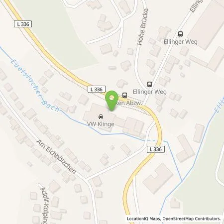 Standortübersicht der Tankstelle Autohaus Klinge GmbH in 51597 Morsbach