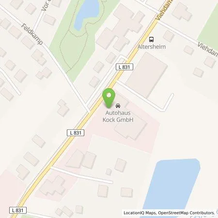 Standortübersicht der Tankstelle Autohaus Kock GmbH & Co KG in 26188 Edewecht