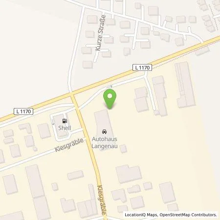 Standortübersicht der Tankstelle autohaus Langenau GmbH in 89129 Langenau