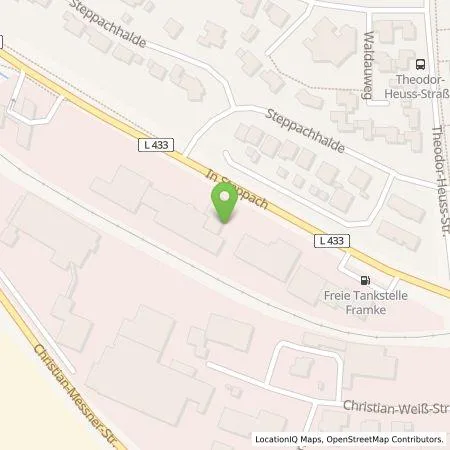 Standortübersicht der Tankstelle Autohaus Leiber GmbH & Co. KG in 78647 Trossingen