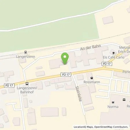 Standortübersicht der Tankstelle Autohaus Leitzmann in 90579 Langenzenn