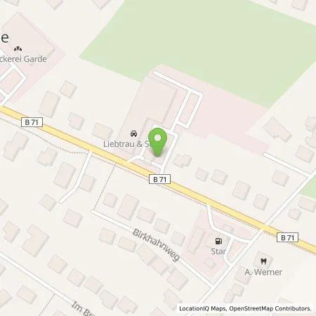 Standortübersicht der Tankstelle Autohaus Liebtrau&Sohn Steil u. Sohn GmbH u. Co. KG in 27612 Loxstedt